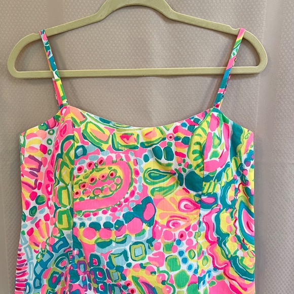 Lilly Pulitzer Shelli Dress Multi/Come Out Of Your Shell  Sz14 - Picture 5 of 16